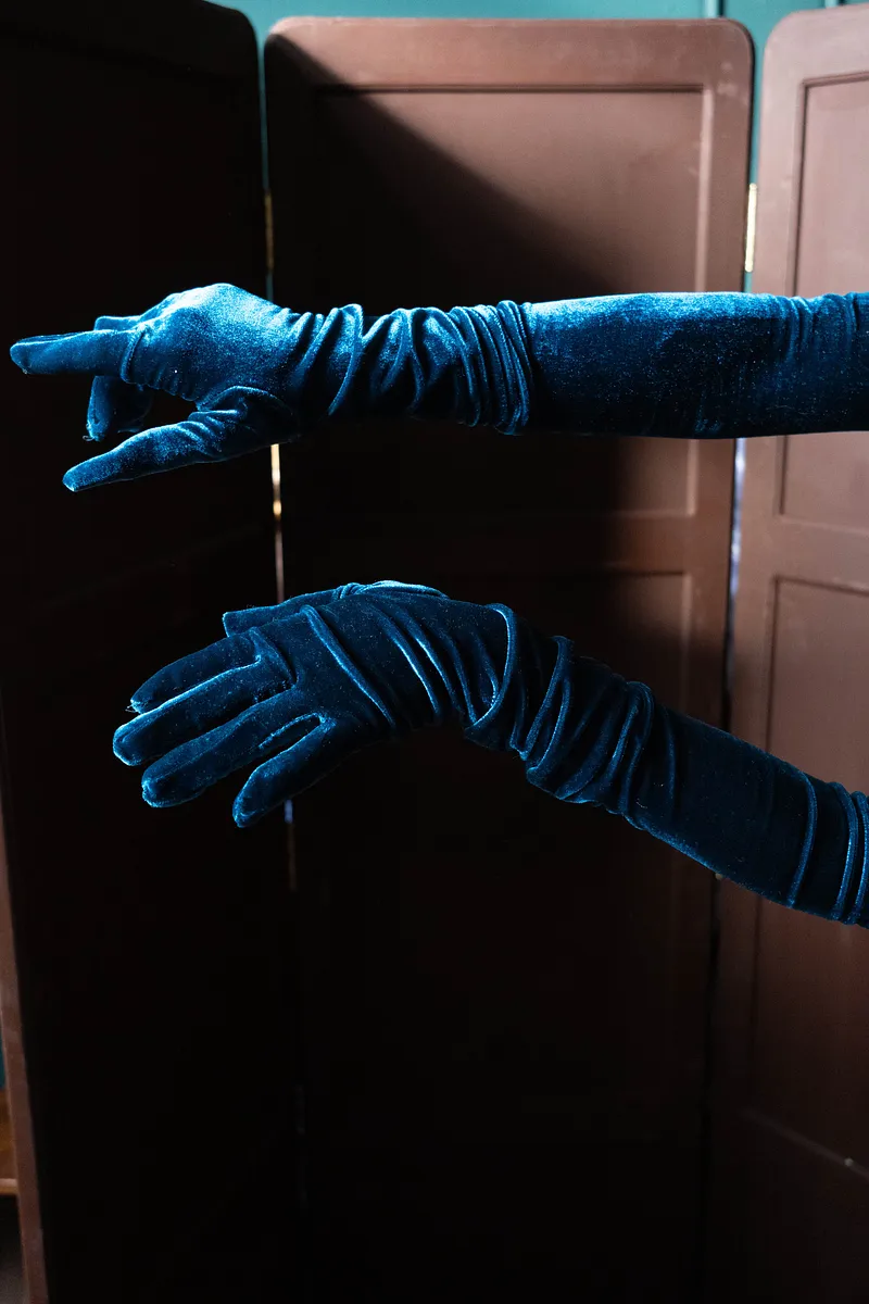 Guantes azul