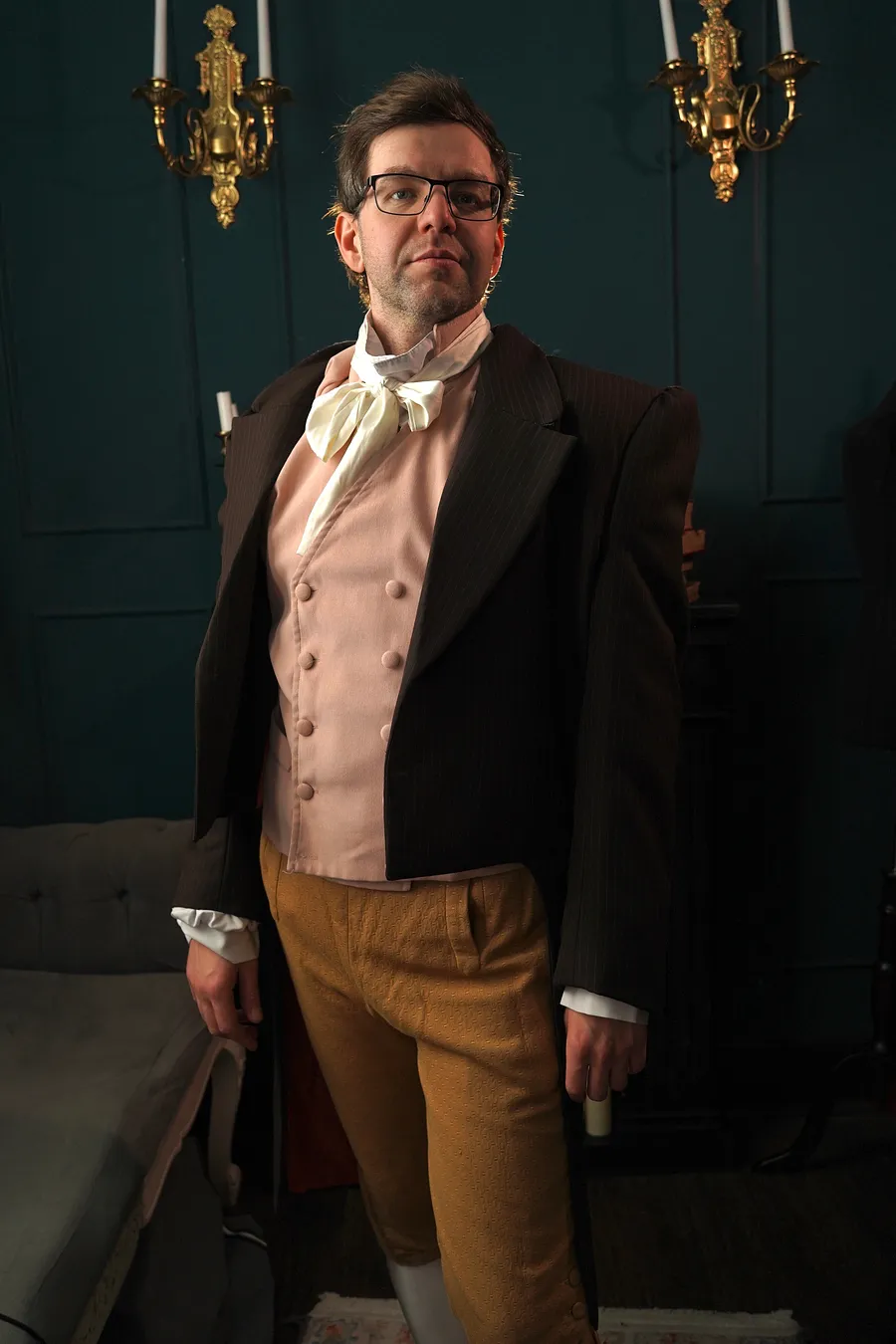 Retrato con vestuario histórico de Vestuario Antiguo