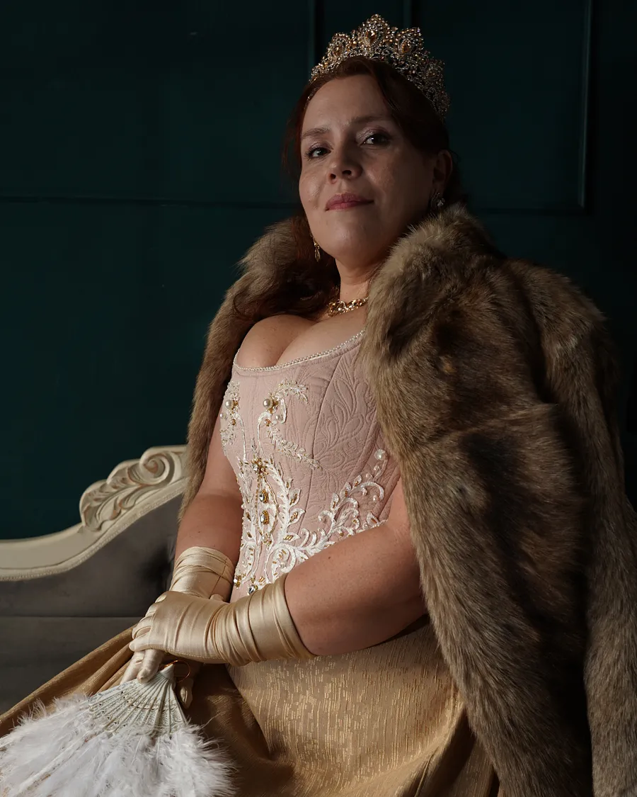 Retrato con vestuario histórico de Vestuario Antiguo