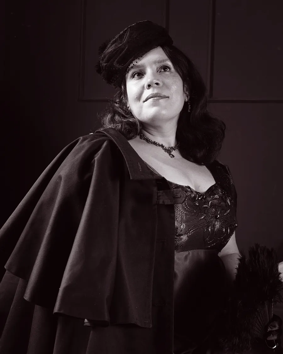 Retrato con vestuario histórico de Vestuario Antiguo
