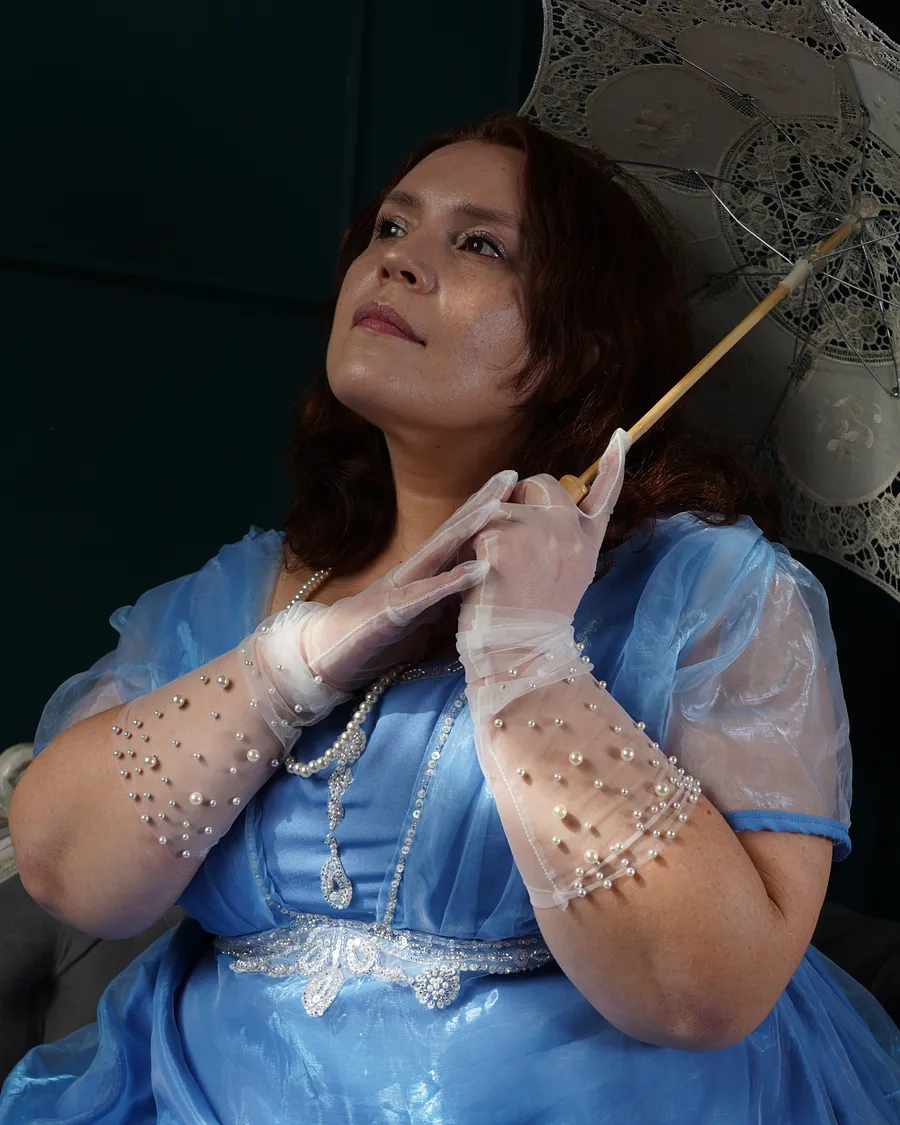 Retrato con vestuario histórico de Vestuario Antiguo