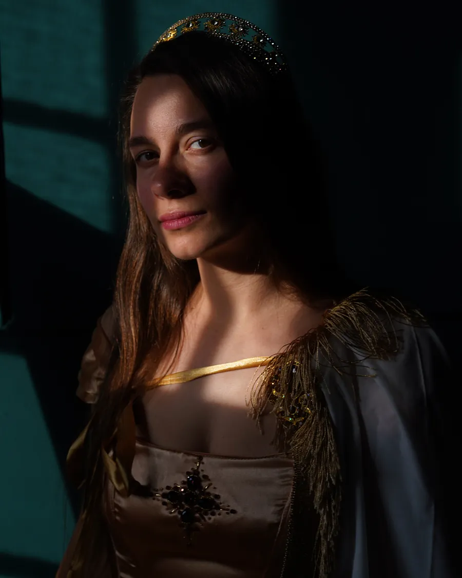 Retrato con vestuario histórico de Vestuario Antiguo