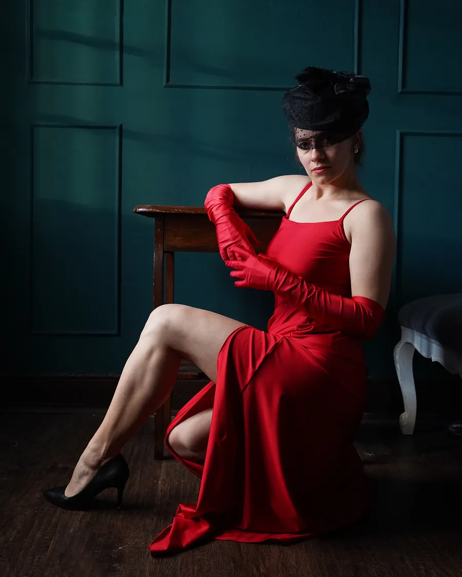 Retrato con vestuario histórico de Vestuario Antiguo