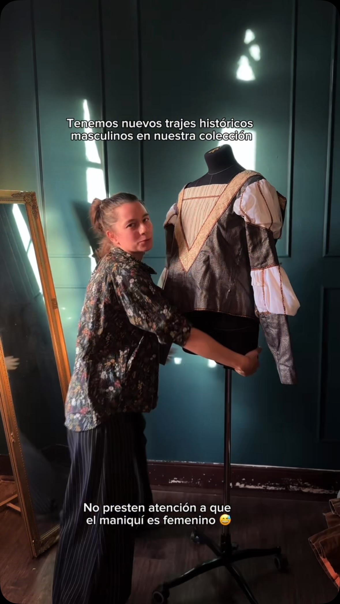 Publicación de Instagram de vestuario.antiguo