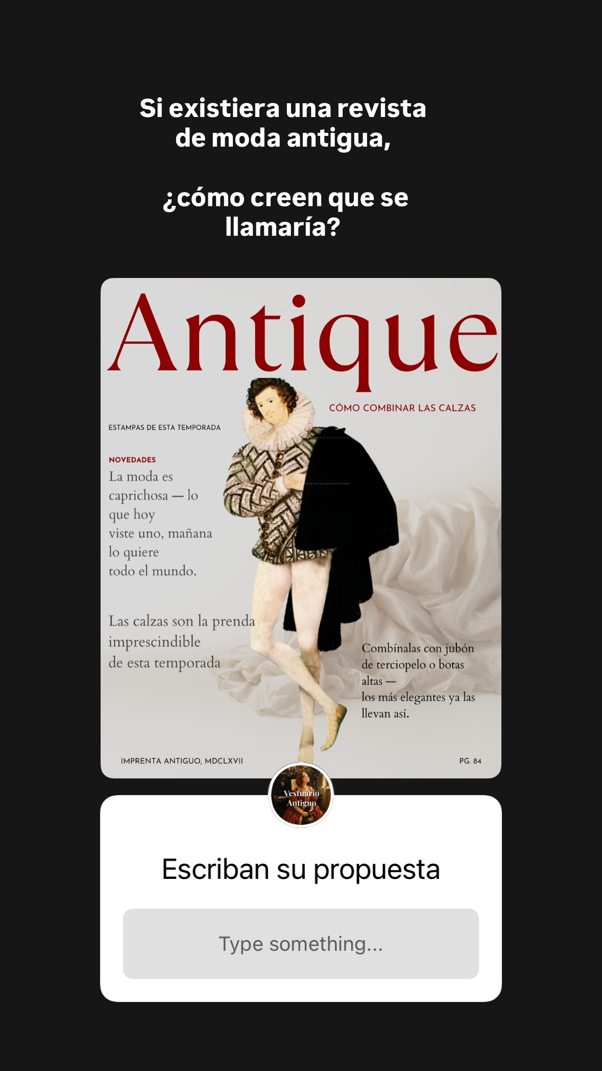 Historia de vestuario.antiguo