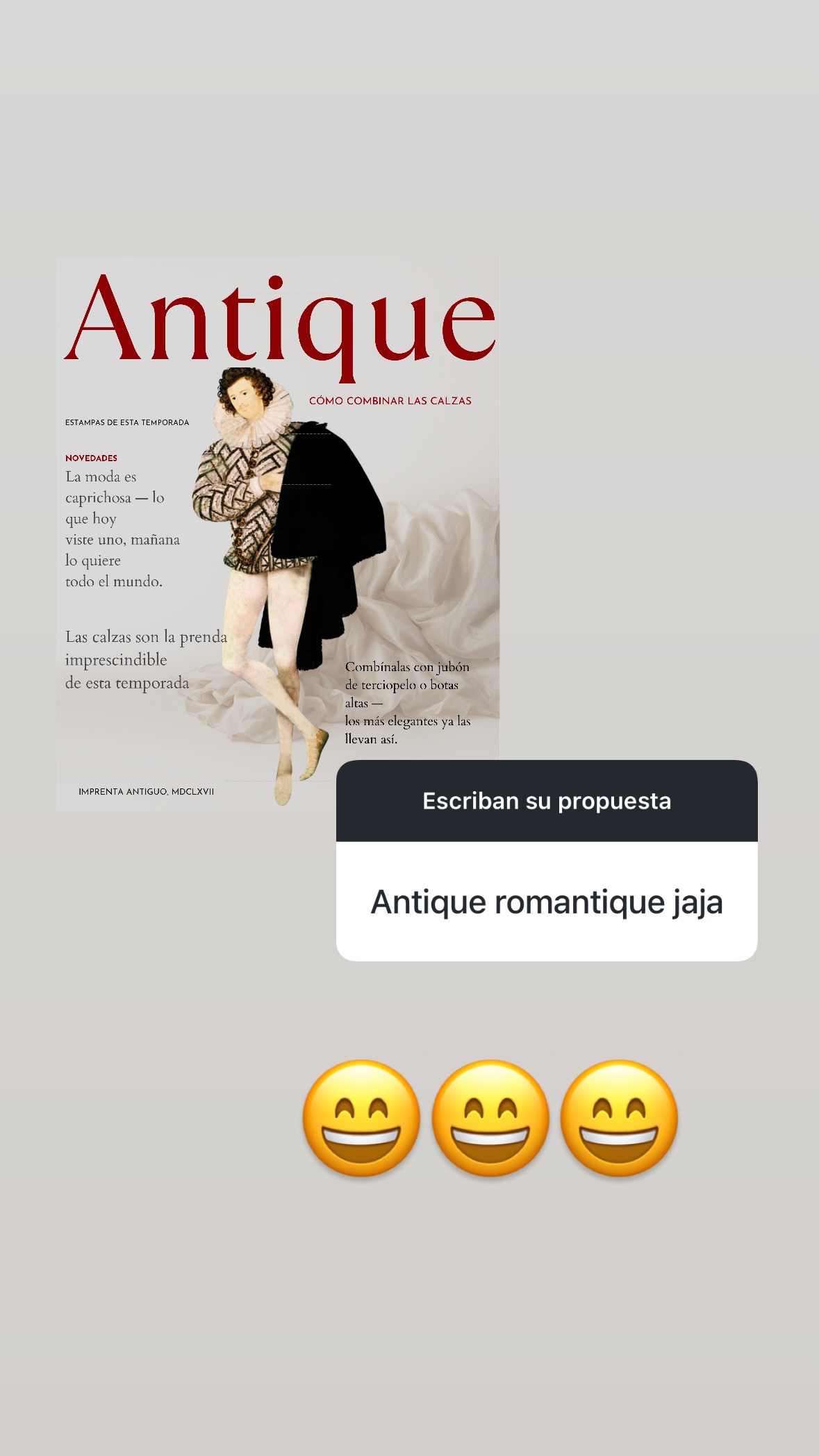 Historia de vestuario.antiguo