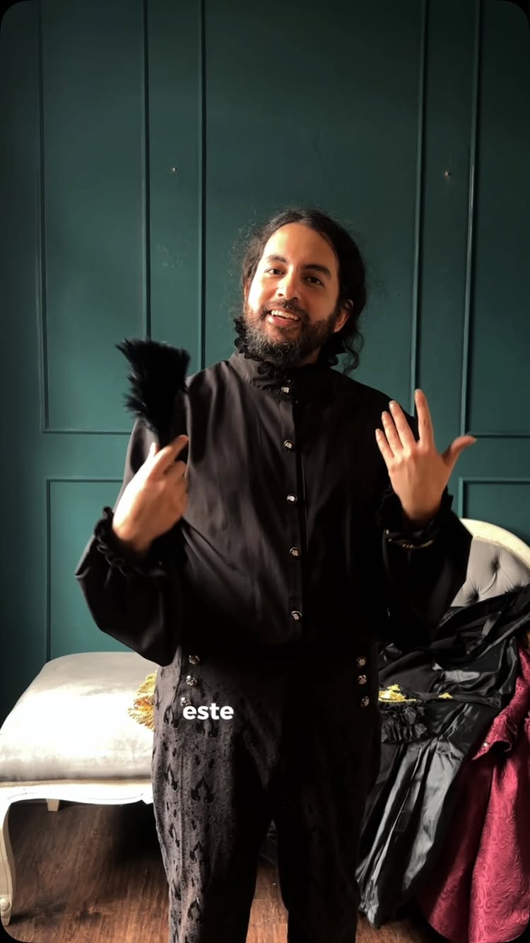 Publicación de Instagram de vestuario.antiguo