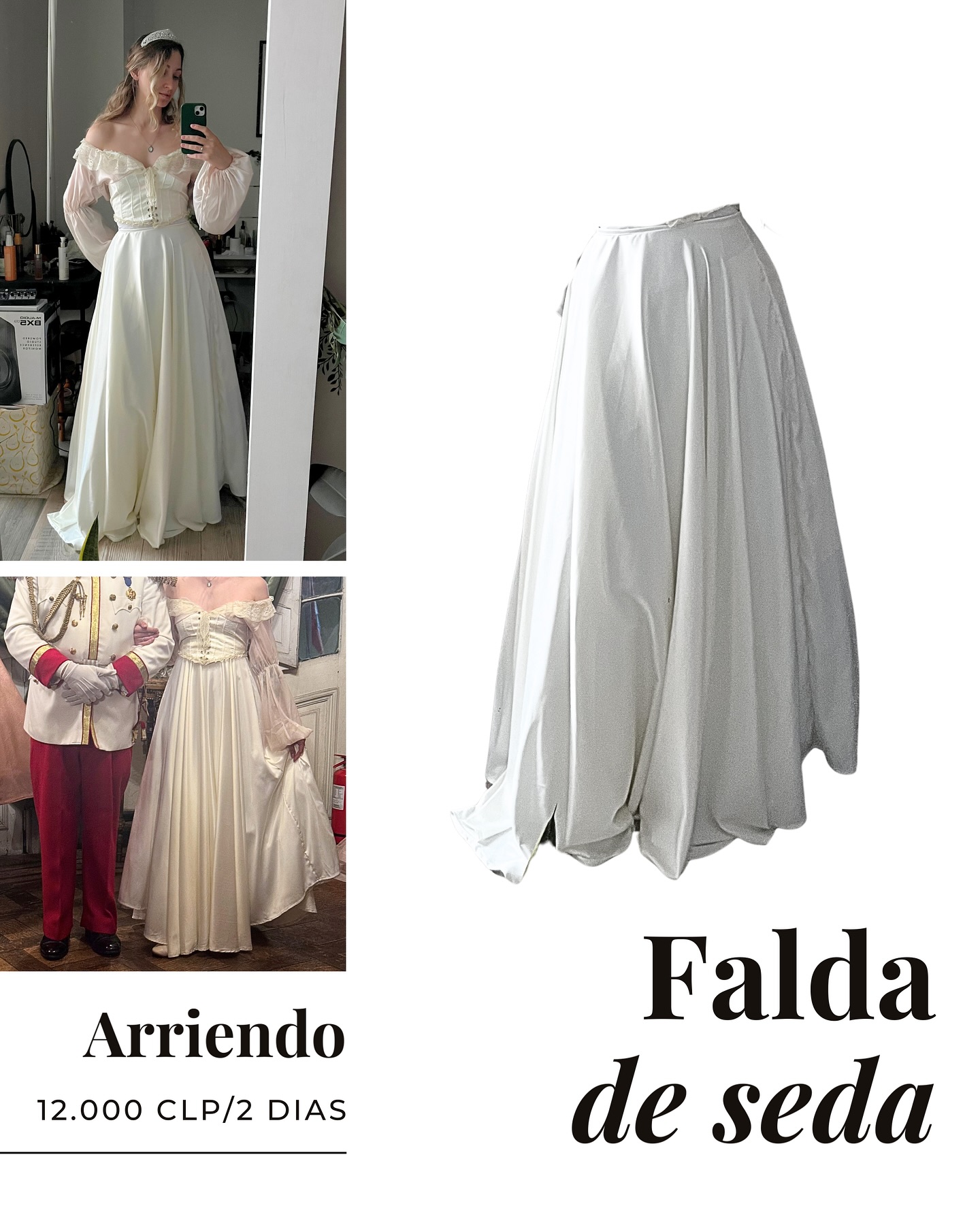 Para arrendar o encargar una confección única a medida, escríbenos por mensaje directo en Instagram 💌Te responderemos dentro de 24 horas; resolveremos tus dudas y te ayudaremos a elegir la talla. #vestidosdefiesta #altacostura #trajesdegala