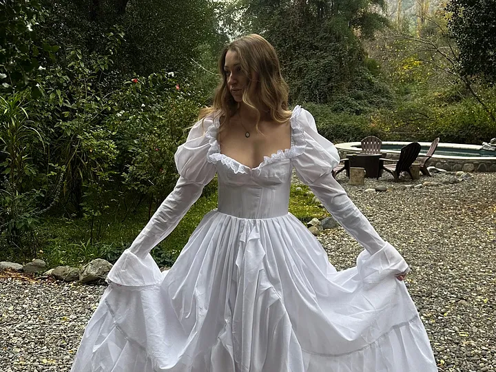 Vestido medieval para una boda temática