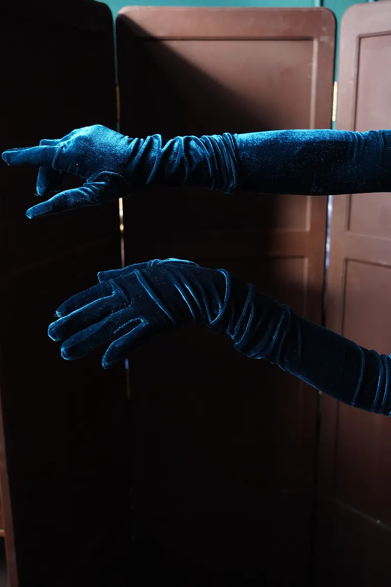 Guantes azul